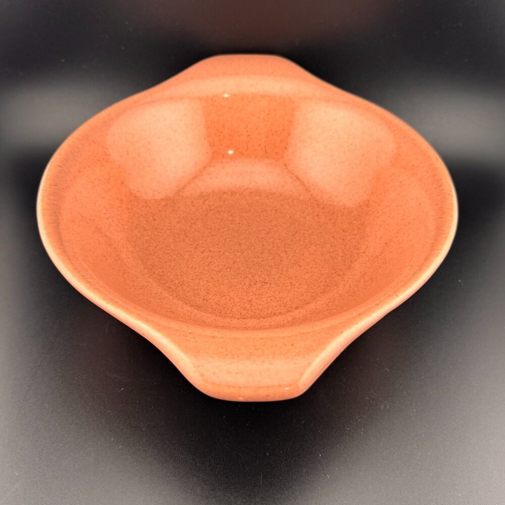 Vintage Russel Wright American Modern Coral Baker Bowl Lug Handles MCM - Picture 7 of 9